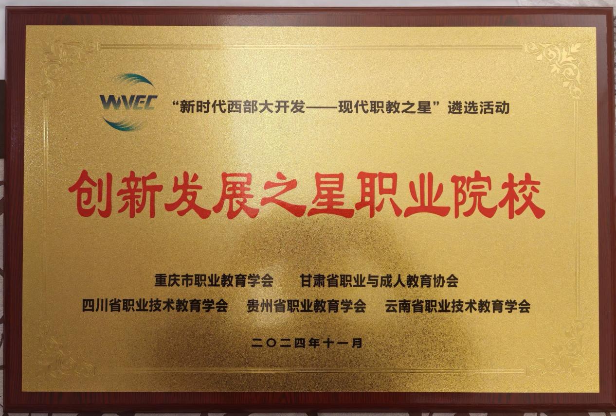 学院在“新时代西部大开发—现代职教之星”遴选活动中获得多项殊荣