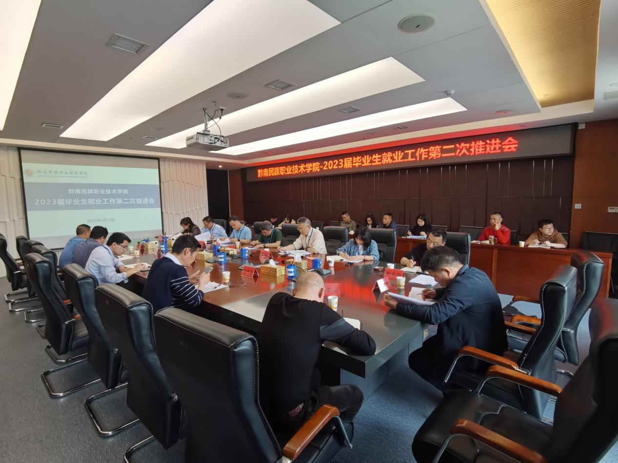 学院召开2023届毕业生就业工作第二次推进会